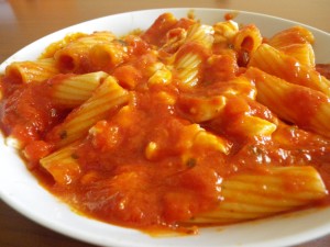 Pasta di Gragnano al pomodoro San Marzano
