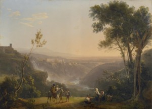Luigi Basiletti veduta di Tivoli